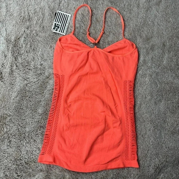FOX WOMAN GIRLS HELLO! CAMI ORANGE CASUAL TANK Size XS/S New - Picture 6 of 12
